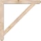 Ekena Millwork Traditional Craftsman Smooth Bracket w/ Offset Brace, Douglas Fir, 5 1/2"W x 40"D x 40"H BKT0604X40X40TRA04SDF - alternate 4